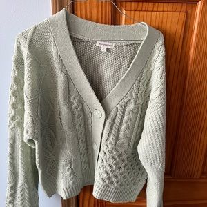 Mint green cardigan